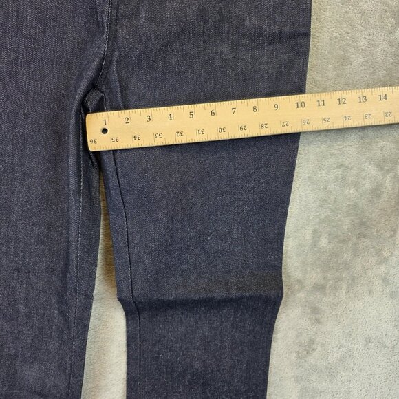 Loewe Jeans Womens 38 Blue Denim Straight Leg Made in Italy Button Fly Designer - Picture 7 of 14